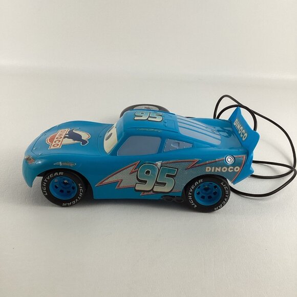 Disney Pixar Cars Tyco RC My First Remote Control Dinoco Lightning McQueen Toy - Picture 4 of 9